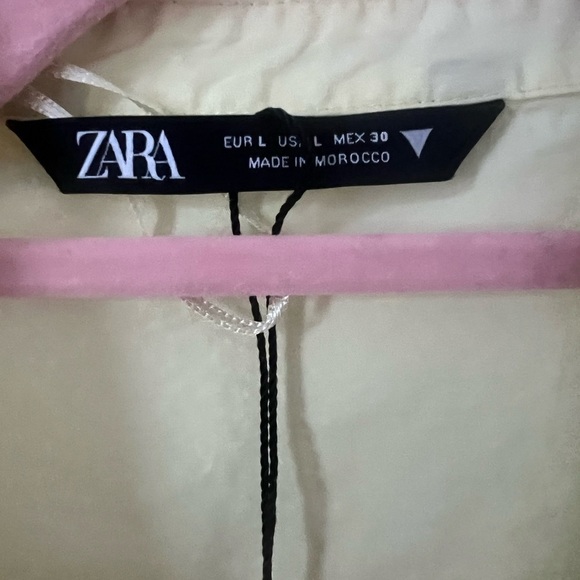 Yellow Women's Poplin Crop Top Size Large - Picture 5 of 9